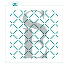 Simple Trellis Background Digital Design Cookie Stencil