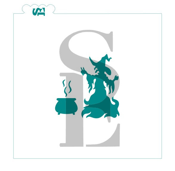 Witch and Cauldron Digital Design