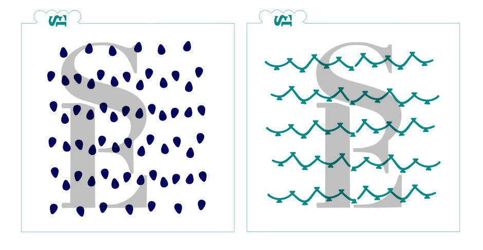 Christmas Lights #1-#3 Backgrounds Digital Design cookie stencils