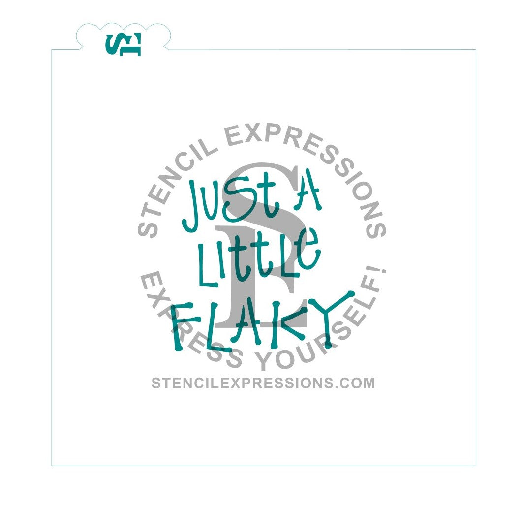 Just A Little Flaky Sentiment Digital Design *