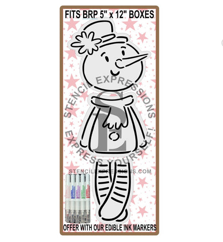 Ragdoll Snowman 3pc Digital STL File 3D Printing Cookie Cutter Set *