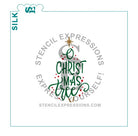 O Christmas Tree Layered SILKSCREEN Digital Design *