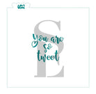 You Are So Tweet Stencil for Cookies, Cakes & Culinary