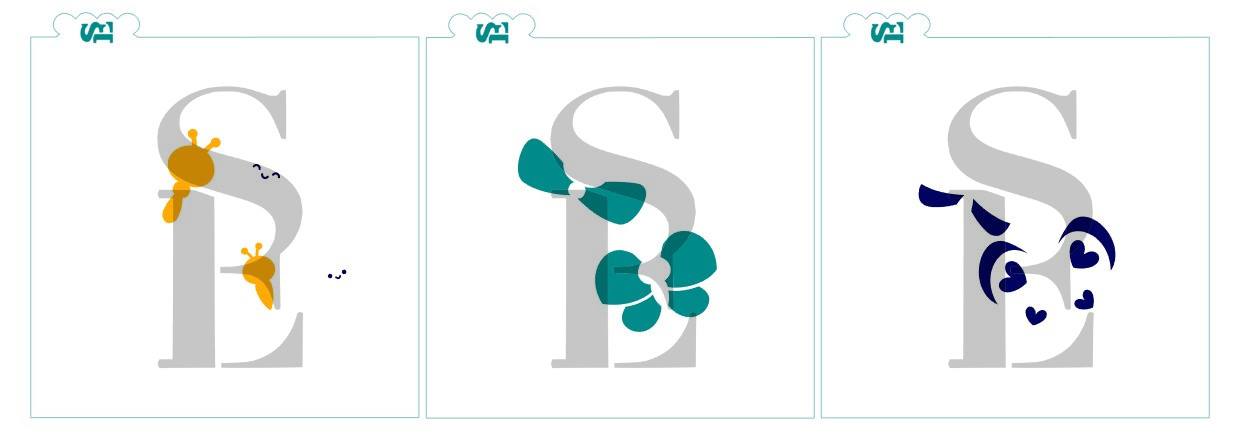 Butterfly Layered Set Digital Design