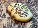 Sugar Skull Stencils for Cookies, Cakes & Culinary